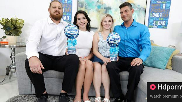 Daughter Swap – Riley Jean & Aria Banks – Happy Father’s Day