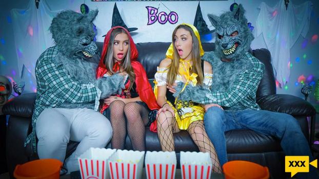 Daughter Swap – Bailey Base & Dani Blu – Halloween Switch Plan