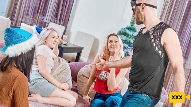 First BGG – Spicy orgy on New Year’s night – Aurora B, Kira Stone & Roxy Sky
