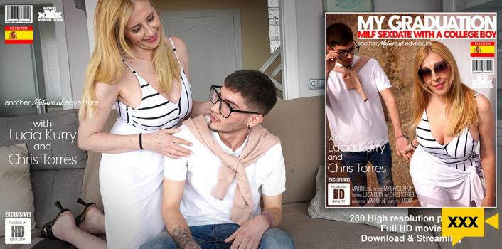 Mature NL – Lucia Kury – Naughty MILF dating a college boy