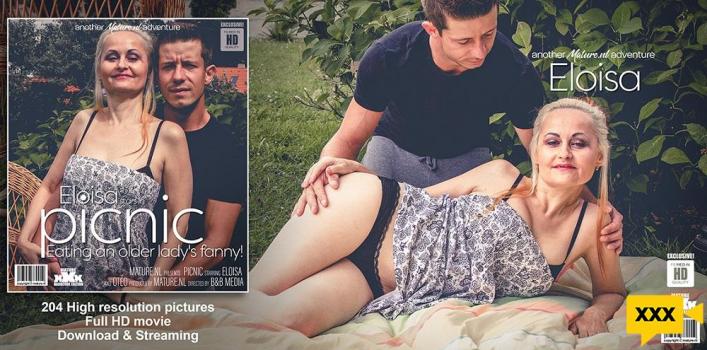 Mature NL – Eloisa – Eating an older lady’s fanny on a public picnic