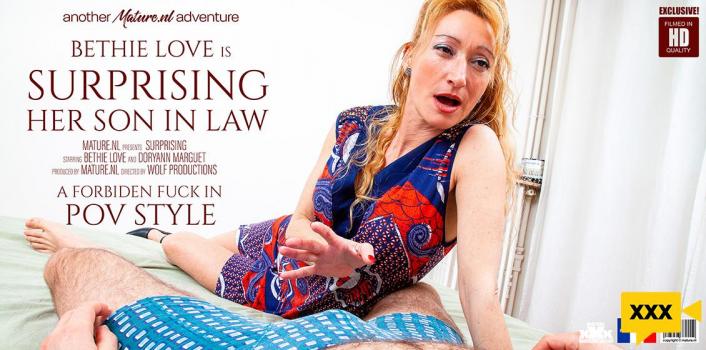 Mature NL – French MILF Bethie Love surprises her son in law