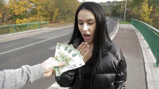 Public Agent – Alyssa Bounty – Hitch a Ride on my Cock