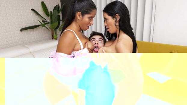 Brazzers Exxtra – Amy Amor & Sapphire Lapiedra – A Sofa Shop, Bucket & Mop
