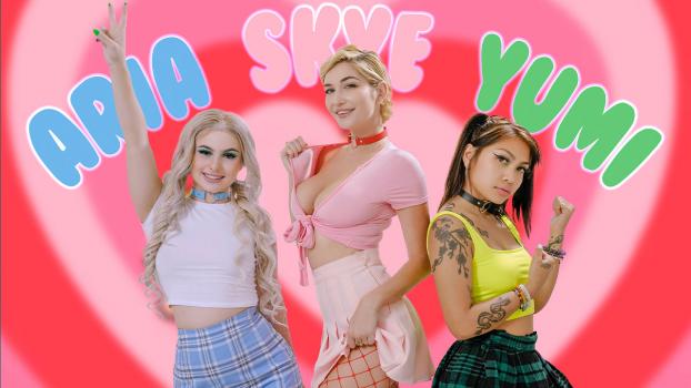 BFFs – Yumi Sin, Aria Banks & Skye Blue – The Powermuff Girls