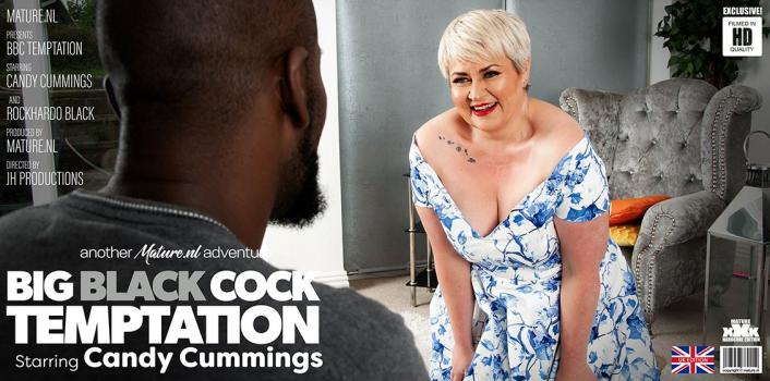 Mature NL – Candy Cummings – BBC Cougar sucking that big black cock