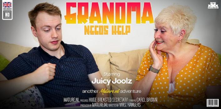 Mature NL – Juicy Joolz – Granny wants a hard young cock