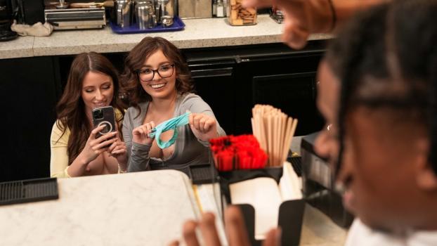 RK Prime – Charly Summer & Leana Lovings – Panty Pranks And Coffee