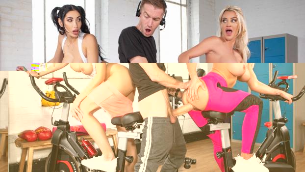BrazzersExxtra – Clea Gaultier & Sienna Day – Dick Riding Buttcamp