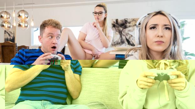 TeensLoveHugeCocks – Heather Honey ​- Hot Nerd Cucks Gamer Girlfriend