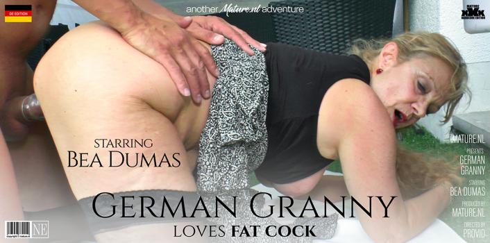 MatureNL – German granny Bea Dumas loves to fuck & suck a fat cock
