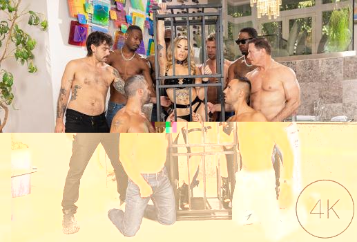 JulesJordan – Anna Claire Clouds – Dark Side – Part 4 – 9-Man Gang Bang Challenge